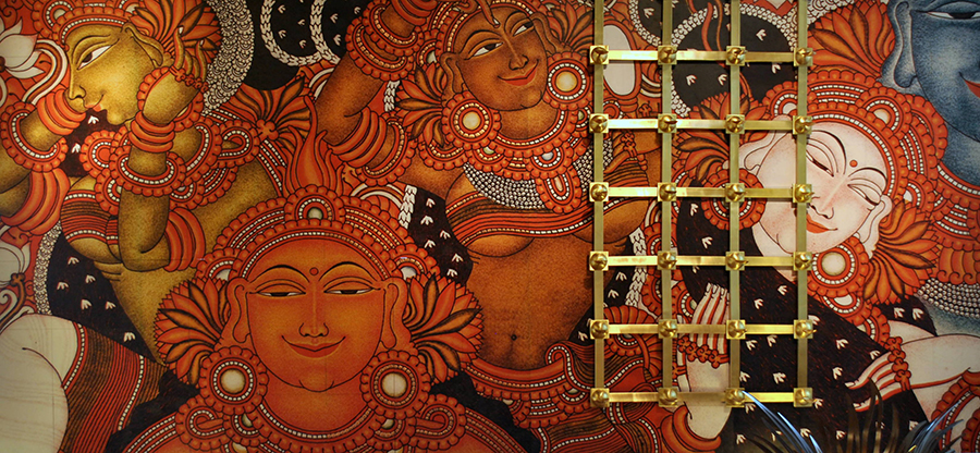 Shringar Mural Painting Kerala Sutra by Sahil & Sarthak